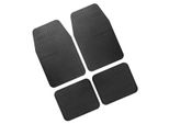 Tappeti Serie Florida Set Di 4 Tappeti Neri In Pvc Atossico