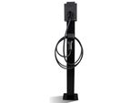 Supporto Wallbox Per Zaptec Go - Supporto In Metallo Per 1 Stazione Di Ricarica, Resistente Alle Intemperie E Verniciato A Polvere, Altezza 149 Cm, Ne