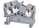 50 Pezzi Morsetto Passante 0,14-4Qmm, Grigio - Morsetto Passante 5,2Mm 24A Pts 2,5-TWIN
