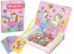 Libro Puzzle Magnetico Carte Puzzle Unicorni