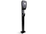Supporto Wallbox Per Zaptec Pro - Supporto In Metallo Per 1 Stazione Di Ricarica, Resistente Alle Intemperie E Verniciato A Polvere, Altezza 149 Cm