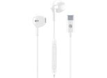 Cuffie Cellularline Con Microfono. Suono Musica Bianco