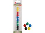 Magneti Rotondi 1,5 Cm 10 Pezzi Titanio