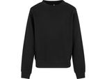 Urban Classics Girls - Maglia Oversize In Spugna Leggera Nera - 122/128
