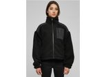 Urban Classics - Giacca Donna Sherpa Mix Nero - 5XL