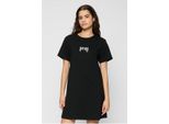 T-Shirt Da Donna Urban Classics Praying Hands Ladies Tee Dress Nero - S
