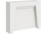 Itamoby - Consolle Allungabile 90X25/211 Cm Anea Bianco Frassino Allunghe Interne