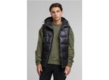 Urban Classics Gilet Da Uomo Con Cappuccio Riciclato Nero - L