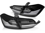 Fanali Posteriori Full Led Lightbar Per Ford Fiesta MK8 Anno 17-21 Nero