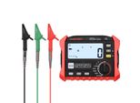 Habotest HT5910 Tester Digitale Rcd, Misuratore Di Resistenza E Tensione Lcd Da 4,7" Con Retroilluminazione E Memoria Dati"