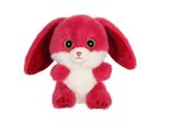 Peluche - Gipsy Toys - Coniglio "Cutydoos"", 13 Cm - Colore Lampone - Rubino"