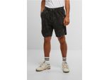 Urban Classics Short Herren Pantaloncini Lavati Con Pizzo Schwarz Basics 100% Baumwolle L