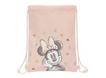 Borsa Zaino Con Nastri Minnie Mouse Baby Pink 26 X 34 X 1 Cm