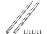 Guide Per Cassetti Di Alta Qualità Da 55 Cm - Montaggio Laterale - 10 Coppie Di Guide Per Cassetti - Portata 45 Kg - Organizzazione Ottimale Dello Spazio E Possibilità Di Stoccaggio