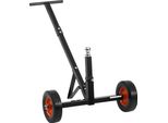 Ausilio Di Manovra Per Rimorchi 272 Kg - Altezza Regolabile 42/56 Cm - Sfera In Acciaio Da 47,3 Mm - Ideale Per Il Trasporto Di Rimorchi