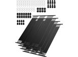 Riscaldatore Per Piscine A Collettori Solari Vevor, Pannelli Solari Per Piscine In Hdpe Da 1235 X 3100 Mm (Set Di 4), Aumentano La Temperatura Dell'acqua, Adatti Per Piscine Fuori Terra E Interrate