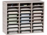 Organizzatore Per La Letteratura Vevor In Legno Con 27 Scomparti, Ripiani Regolabili, Organizzatore In Pannelli Di Fibra A Media Densità, Per Archiviare Documenti, Carte E Riviste