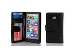 Cadorabo Cover Per Nokia Lumia 929 / 930 In Nero Back Cover Telefono Cellulare Protettivo Cover Libro Custodia Libretto Slot Per Schede