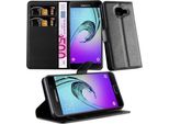 Cadorabo Cover Per Samsung Galaxy A3 2016 Cover Protettiva In Nero Custodia Per Telefono Cellulare Cover Chiusura Magnetica