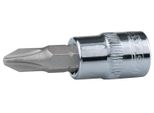 Ks Tools 1/2" Chromeplus Bit Socket, PZ4"