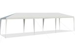 Gazebo Da Esterno Impermeabile 3 X 9 M Per Feste, Colore Bianco