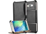 Cadorabo Custodia Protettiva Per Samsung Galaxy A3 2015 Cover In Nero Cellulare Custodia Cover Tasca