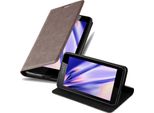 Cadorabo Cover Per Nokia Lumia 540 Cover Protettiva In Marrone Custodia Per Cellulare Cover Chiusura Magnetica