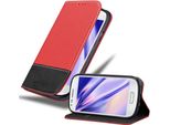Cadorabo Custodia Per Samsung Galaxy S3 Mini Custodia Protettiva In Rosso Shandy Custodia A Libro Custodia In Similcuoio