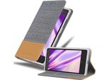 Cadorabo Custodia Per Nokia Lumia 1020 Custodia Protettiva In Grigio Custodia Per Cellulare Custodia A Libro Cover