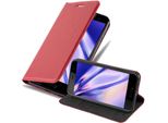 Cadorabo Custodia Per Htc U Play Custodia Protettiva In Rosso Per Telefono Cellulare Custodia Cover Chiusura Magnetica