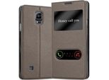 Cadorabo Custodia Protettiva Per Samsung Galaxy Note 4 Cover In Marrone Custodia Del Telefono Cellulare Custodia A Libro Custodia Cover