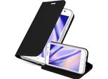 Cadorabo Custodia Per Cellulare Per Samsung Galaxy J5 2015 Custodia Protettiva In Nero Cover Etui Book Case Booklet