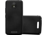 Cadorabo Cover Per Motorola Moto C Cover Protettiva In Nero Custodia Rigida Custodia Cover Per Telefono Cellulare