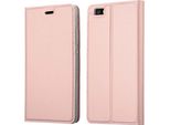 Cadorabo Custodia Per Cellulare Per Huawei P8 Lite 2015 Custodia Protettiva In Rosa Cover Etui Book Case Booklet