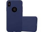 Custodia Cadorabo Per Apple Iphone Xs Max Custodia Protettiva In Blu Custodia Per Cellulare Tpu Custodia In Silicone Cover