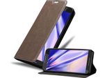 Cadorabo Custodia Per Motorola Moto X2 Custodia Protettiva In Marrone Custodia Per Cellulare Cover Chiusura Magnetica