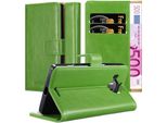 Cadorabo Cover Per Nokia Lumia 950 Xl Cover Protettiva In Verde Cover Per Cellulare Custodia Libro Custodia
