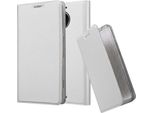 Cadorabo Custodia Per Cellulare Per Nokia Lumia 950 Xl Custodia Protettiva In Argento Cover Etui Book Case Booklet