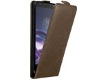 Custodia Cadorabo Per Motorola Moto Z Cover Protettiva In Marrone Custodia Flip Per Telefono Cellulare Custodia Cover