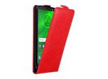 Custodia Cadorabo Per Motorola Moto G6 Cover Protettiva In Rosso Custodia Flip Per Telefono Cellulare Custodia Cover