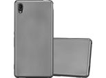 Cadorabo Custodia Protettiva Per Sony Xperia M4 Aqua Cover In Grigio Custodia Per Cellulare Custodia In Silicone Tpu Cover Case