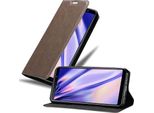 Cadorabo Custodia Per Samsung Galaxy A7 2018 Custodia Protettiva In Marrone Custodia Per Cellulare Cover Chiusura Magnetica