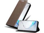 Cadorabo Cover Per Samsung Galaxy Note 10 Cover Protettiva In Marrone Custodia Per Cellulare Cover Chiusura Magnetica