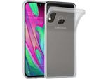 Cadorabo Cover Per Samsung Galaxy A40 Cover Protettiva In Trasparente Cover Protettiva Tpu Silicone Cover Custodia