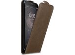 Custodia Cadorabo Per Sony Xperia L2 Cover Protettiva In Marrone Custodia Flip Per Telefono Cellulare Custodia Cover