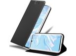 Cadorabo Custodia Per Cellulare Per Huawei P30 Pro Custodia Protettiva In Nero Cover Etui Book Case Booklet