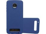 Cadorabo Custodia Protettiva Per Motorola Moto Z Play In Blu Custodia Per Cellulare Tpu Etui Cover Case