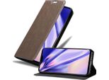 Cadorabo Custodia Per Lg G8 Thinq Custodia Protettiva In Marrone Custodia Per Cellulare Cover Chiusura Magnetica