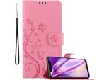Cadorabo Cover Per Xiaomi Mi 8 Cover Protettiva In Rosa Cover Protettiva Cover Per Telefono Cellulare Cover Fiori Custodia Fiore