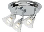 Lampada Da Soffitto Per Bagno E14 3X40W Colore Cromo 3210 Antoine Rabalux